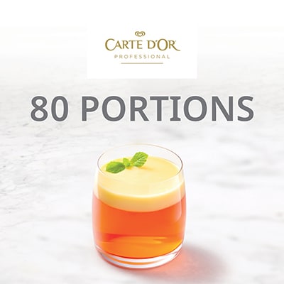 CARTE D'OR Orange Jelly - 2 Kg - Carte D’Or Jelly is quick to make, comes in a variety of colourful fruity flavours and sets every time.*
*Follow on pack recipe